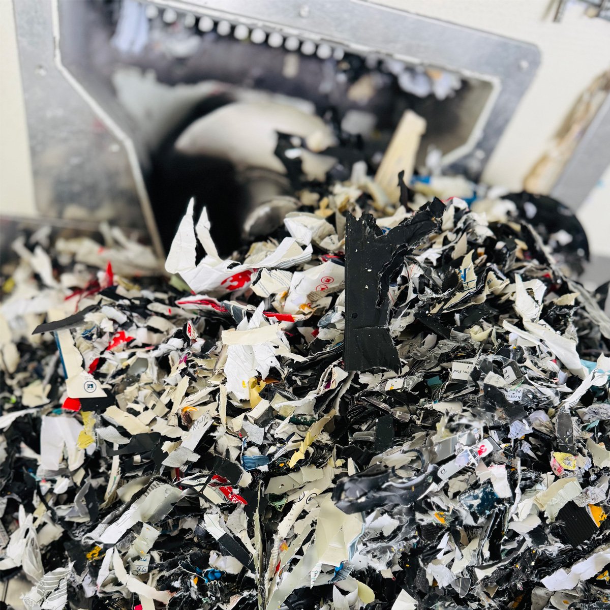 shredded documents