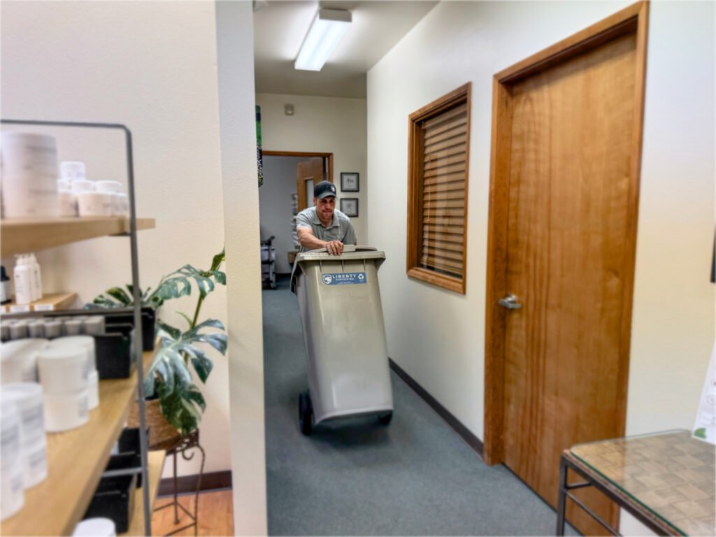 Secure shred bin pickup service for Fruitland Idaho businesses
